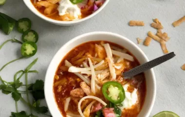 Delicious and Easy Chicken Enchilada Slow Cooker Soup Recipe