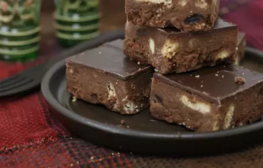 Delicious and Easy Chocolate Tiffin