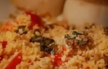 Delicious and Easy Company Couscous Recipe