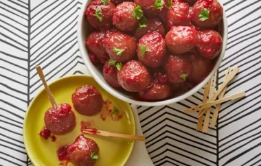 Delicious and Easy Crock-Pot Party Meatballs Recipe