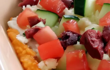 Delicious and Easy Greek Layer Dip