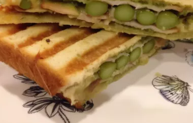 Delicious and Easy Grilled Turkey and Asparagus Pesto Paninis Recipe