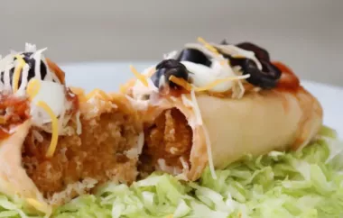 Delicious and Easy Homemade Impossible Baked Chimichangas Recipe