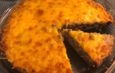 Delicious and Easy Impossible Cheeseburger Pie Recipe