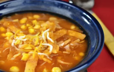 Delicious and Easy Instant Pot Chicken and Tortilla Soup