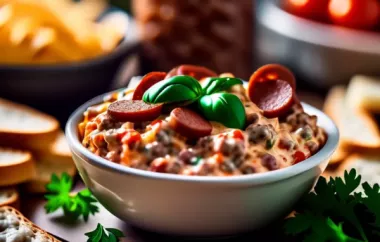 Delicious and Easy Italian Sausage Dip Recipe