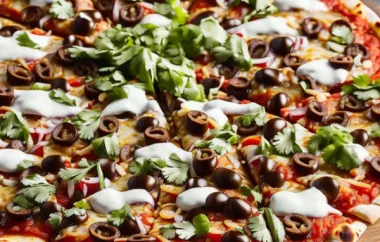 Delicious and Easy Mexican Pizza Recipe