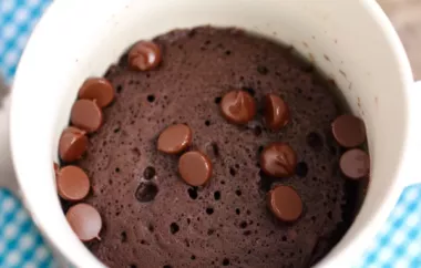 Delicious and Easy Microwave Chocolate Mug Cake