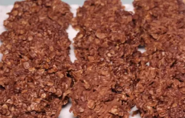 Delicious and Easy No Bake Chocolate Coconut Cookies Recipe