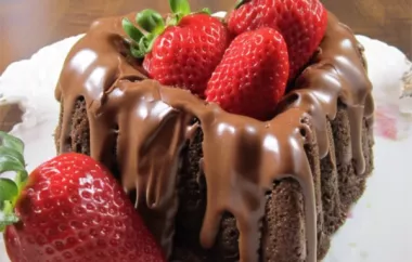 Delicious and Easy One Bowl Chocolate Cake II Recipe