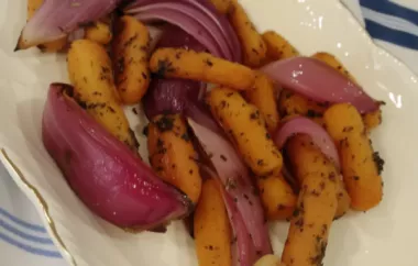 Delicious and Easy Oven Roasted Carrots and Onions Recipe