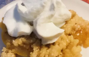 Delicious and Easy Peach Cobbler Dump Cake Recipe
