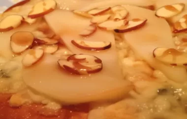 Delicious and Easy Pear Pizza Appetizer Recipe