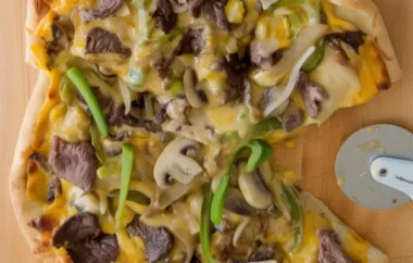 Delicious and Easy Philly Cheese Steak Pizza Recipe