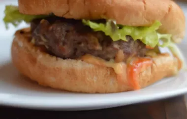 Delicious and Easy Ranch Burgers Recipe