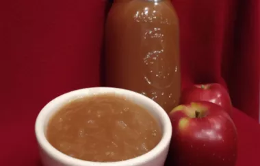 Delicious and Easy Rhubarb-Applesauce Recipe