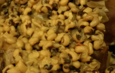 Delicious and Easy Slow Cooker Black Eyed Peas Recipe