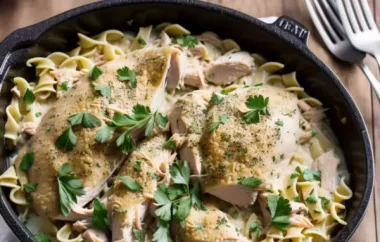 Delicious and Easy Slow Cooker Chicken Tetrazzini