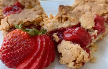 Delicious and Easy Small Batch Strawberry Crumb Bars
