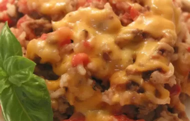 Delicious and Easy Spanish Rice Bake Recipe