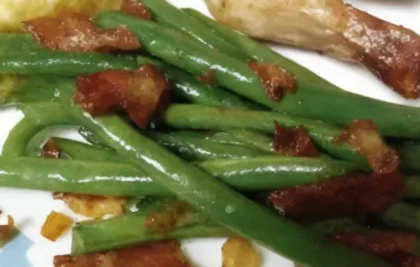 Delicious and Easy Stovetop Green Beans Recipe