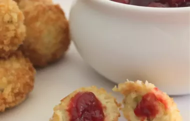 Delicious and Easy Stuffing Bites with a Sweet Cranberry Twist