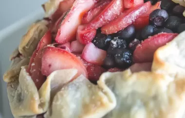 Delicious and Easy Summer Fruit Galettes Recipe