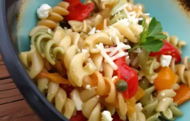 Delicious and Easy Sweet Pepper Pasta Toss Recipe