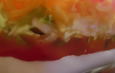 Delicious and Easy Taco Dip Recipe