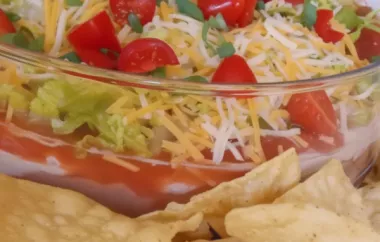 Delicious and Easy Taco Salad Dip Recipe