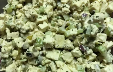 Delicious and easy-to-make American Eggless Egg Salad recipe