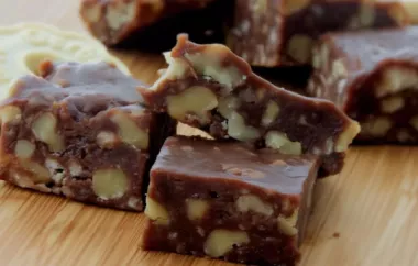 Delicious and easy to make Chocolate Squares II recipe