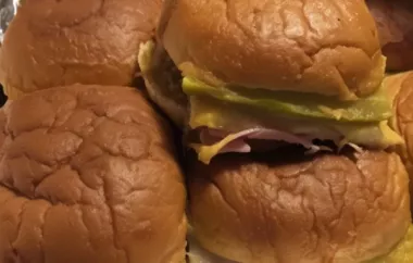 Delicious and Easy-to-Make Cuban Sliders Recipe