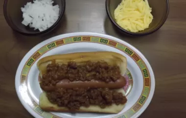 Delicious and easy-to-make not-so-sloppy hot dogs recipe