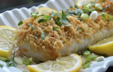 Delicious and easy to prepare baked cod recipe