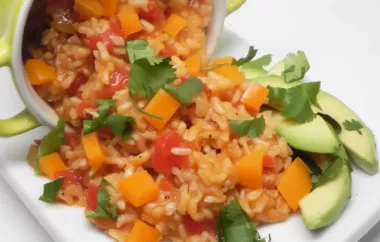 Delicious and Easy Vegetarian Spanish Rice Recipe