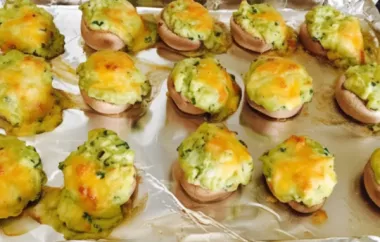 Delicious and Elegant Renaissance Stuffed Mushrooms Recipe