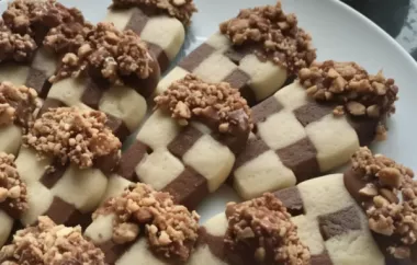 Delicious and Eye-catching Checkerboard Cookies Recipe