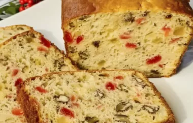 Delicious and Festive Candied Fruit Bread Recipe