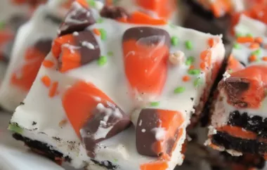 Delicious and festive Candy Corn Bark