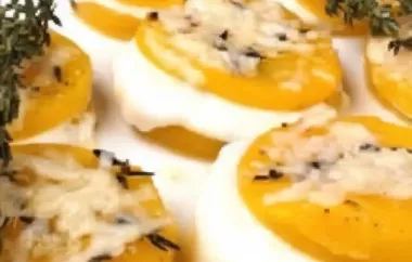 Delicious and Festive Cheese Stuffed Pumpkin Slices