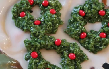 Delicious and Festive Christmas Cornflake Wreath Cookies