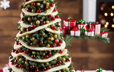 Delicious and festive Christmas tree appetizers that are perfect for holiday parties.