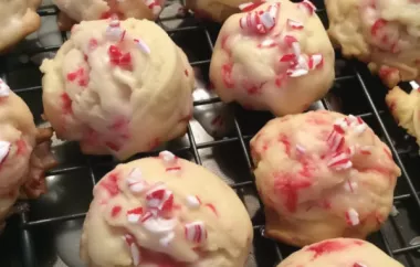 Delicious and festive peppermint holiday cookies