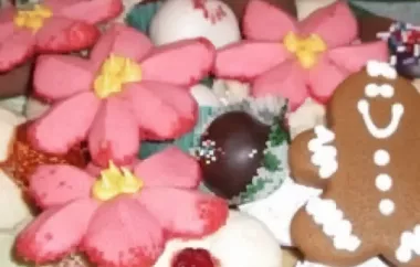 Delicious and Festive Poinsettia Cookies