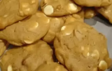 Delicious and festive Pumpkin Pecan White Chocolate Cookies