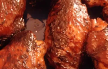 Delicious and Flavorful American Barbecue Chicken Wings Recipe
