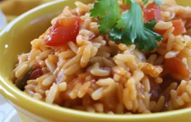 Delicious and flavorful American-style Spanish rice recipe