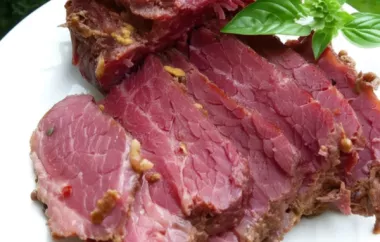 Delicious and Flavorful Apple and Brown Sugar Corned Beef Recipe
