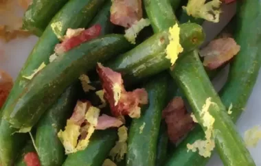 Delicious and Flavorful Bacon Garlic Green Beans Recipe